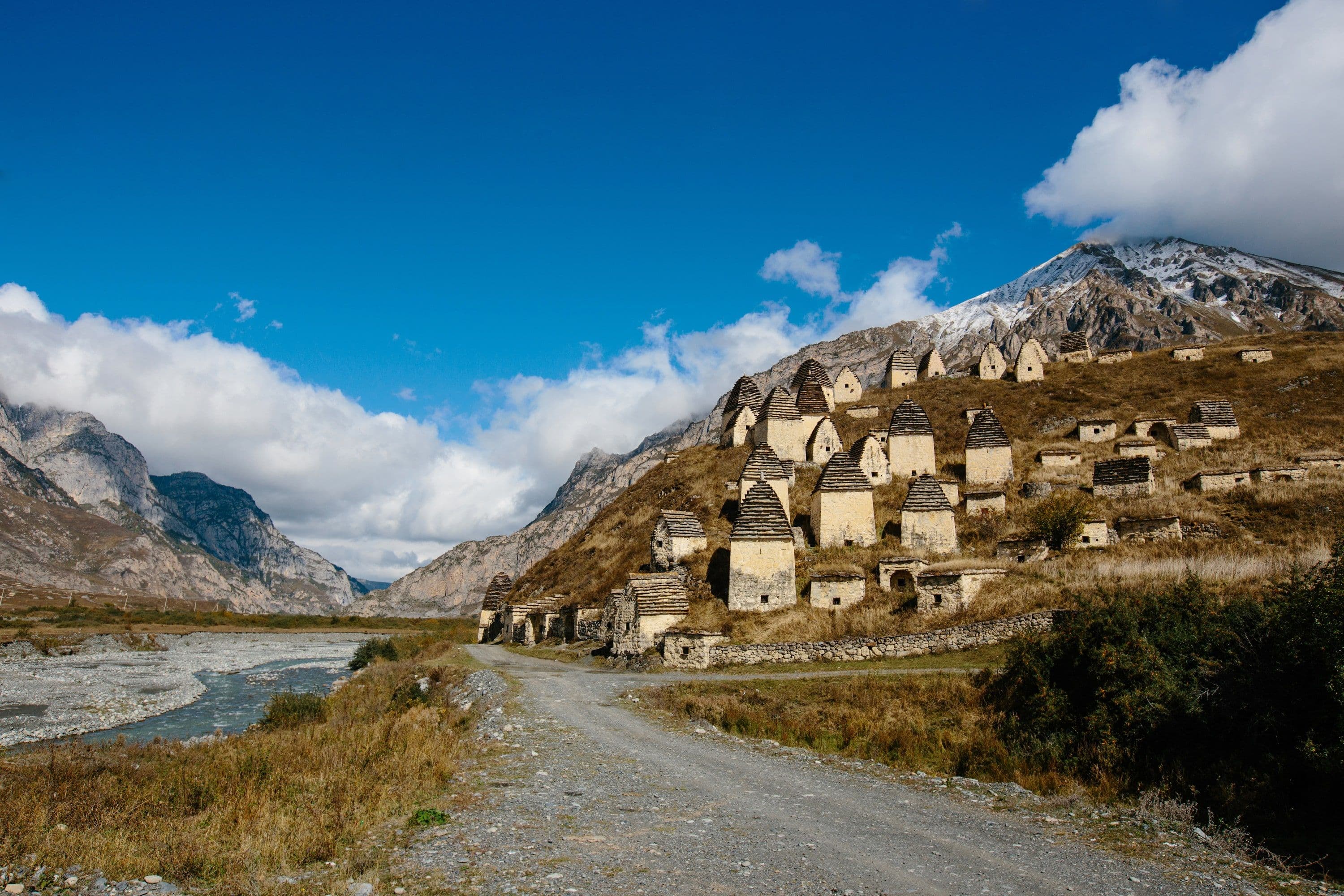 Даргавский некрополь в Северной Осетии
